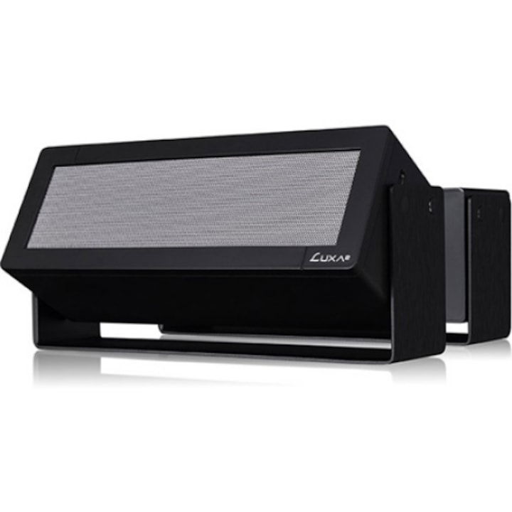 Masina de karaoke, subwoofere duale, conectivitate Bluetooth, negru, dimensiuni portabile