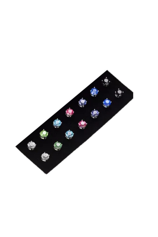 Set 7 perechi cercei Dama Philip Jones cu cristale, Multicolor