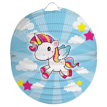 Lampion , 22 cm , model Unicorn Lampion , 22 cm , model Unicorn