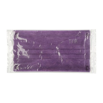Set 5 de bucati Masti medicale faciale, THK , ambalate individual, 3 pliuri, 3 straturi, culoare mov Set 5 de bucati Masti medicale faciale, THK , ambalate individual, 3 pliuri, 3 straturi, culoare mov