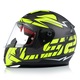 Casca moto, LS2 FF353 Cromo, Galben|Negru, Pinlock Ready, HPTT, ECE 22.05., L (59-60 cm)