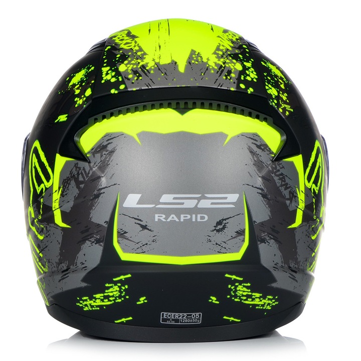 Casca moto, LS2 FF353 Naughty, Galben|Negru, Pinlock Ready, Sistem Ventilatie, HPTT, ECE 22.05., L (59-60 cm)