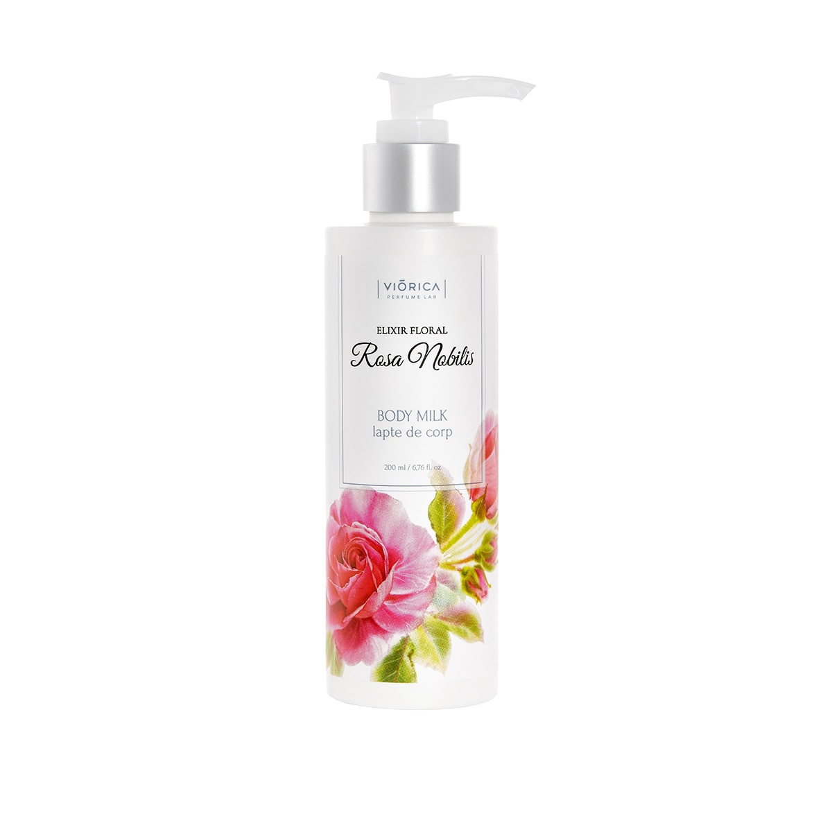 Lapte de corp Elixir Floral Rosa Nobilis, Viorica, 200 ml