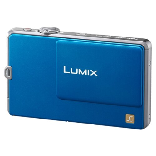 Aparat foto digital Panasonic Lumix DMC FP1, 12.1MP, albastru + SD