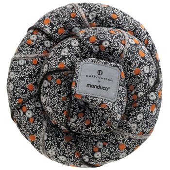 Wrap elastic Manduca SoftBlossom Dark, pana la 15 kg, Gri/Negru Wrap elastic Manduca SoftBlossom Dark, pana la 15 kg, Gri/Negru