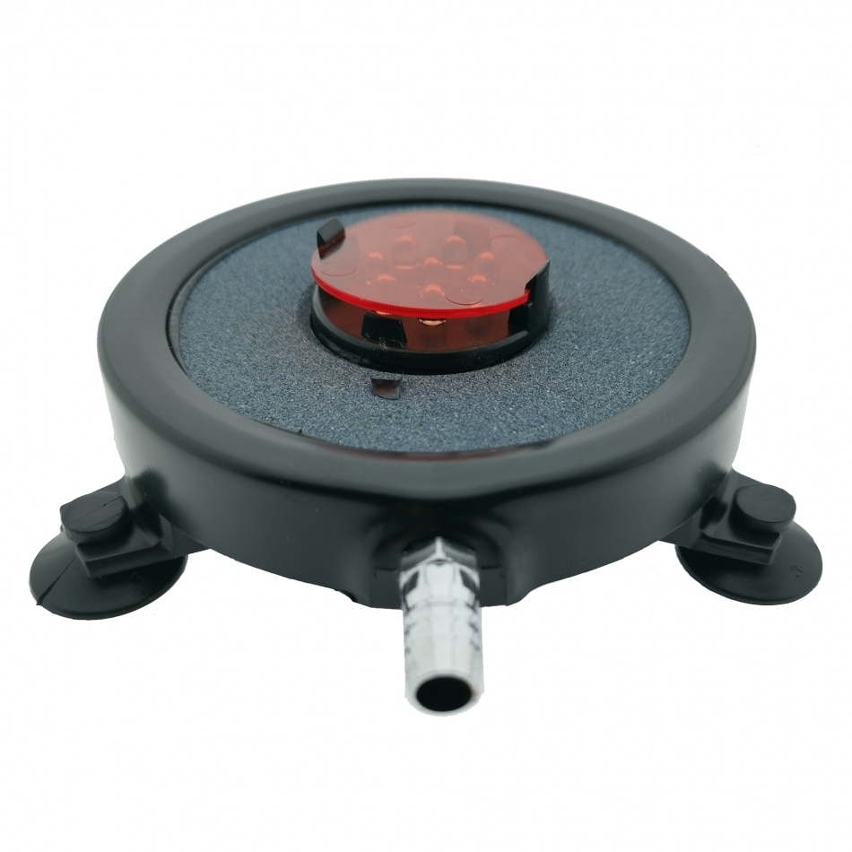 Piatra aer rotunda Hailea air stone cu iluminare LED, 105X20mm LED, 8X1W LED 12V, BL-04