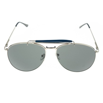 Ochelari de soare aviator, unisex, Argintiu, rama metalica, lentila gri - OCS287 Ochelari de soare aviator, unisex, Argintiu, rama metalica, lentila gri - OCS287