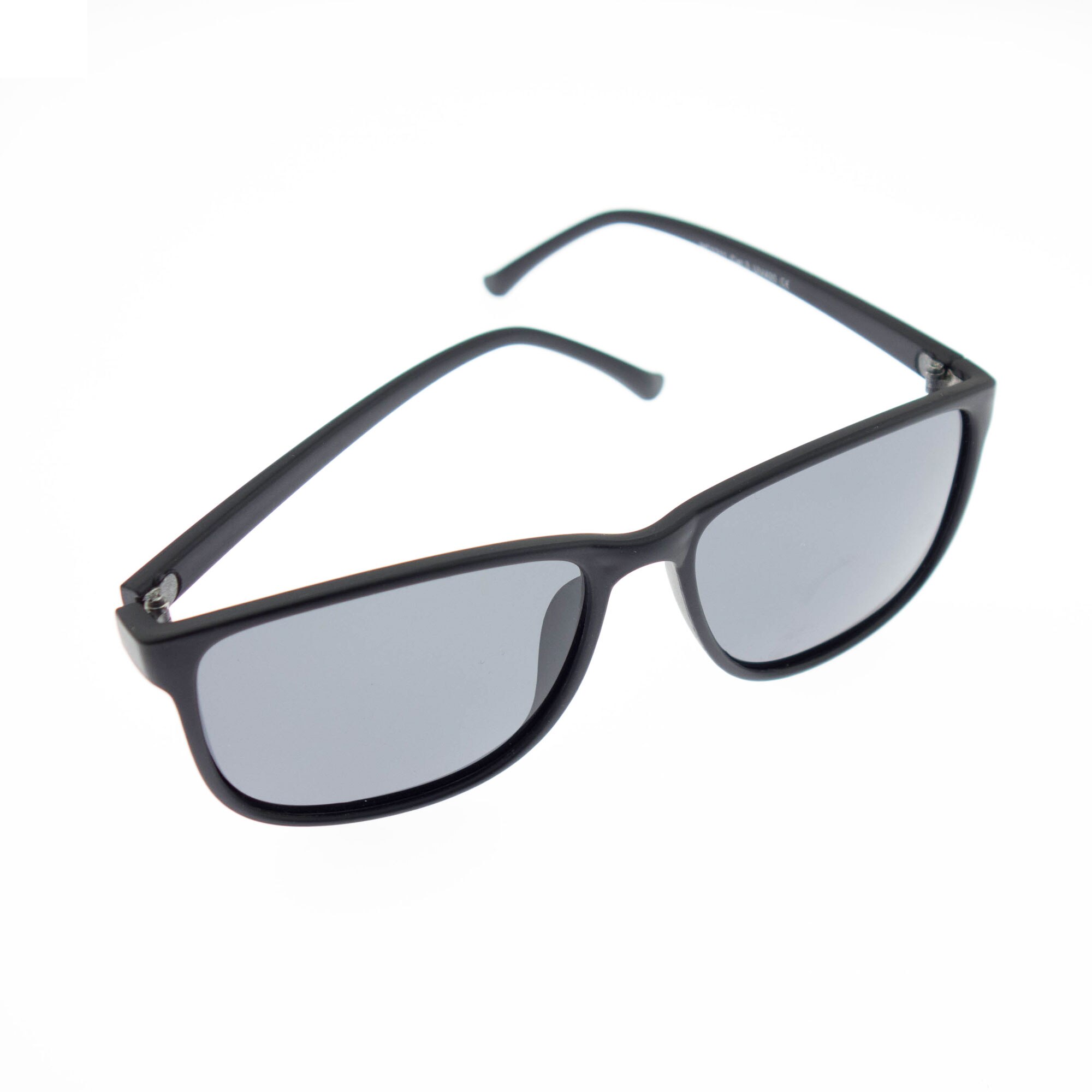 Ochelari de soare, unisex, Negru mat, lentila gri polarizata - OCS259