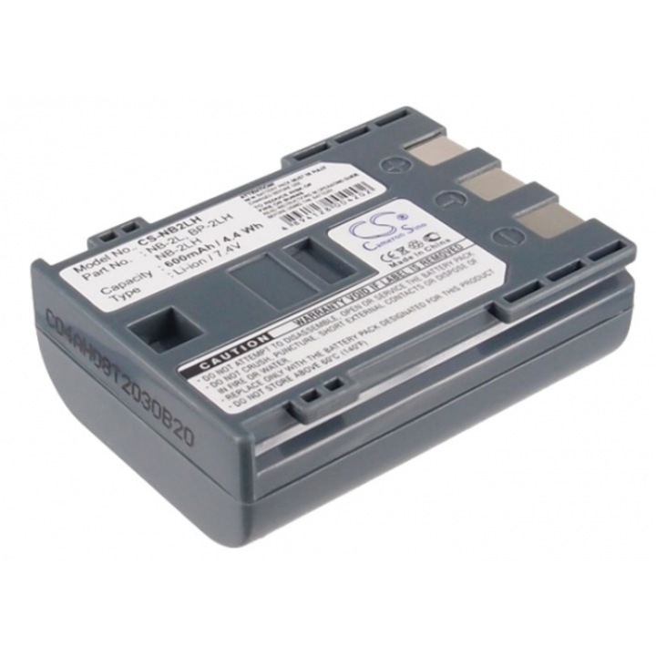 Akkumulátor CANON NB2LH LiIon 7.4V 600mAh Cameron Sino fényképezőgéphez