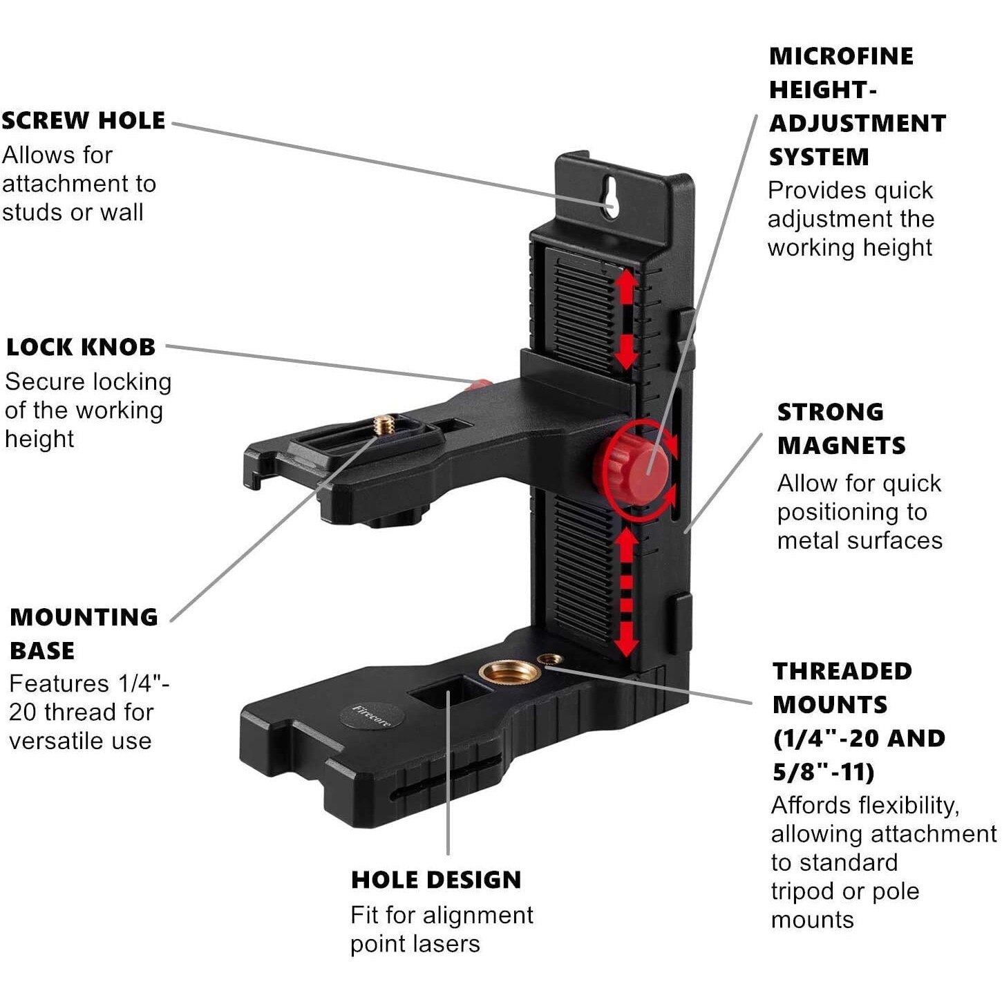 Nivela laser Firecore F93T-XG, Linii verzi, 3D, Autonivelare, Raza de ...