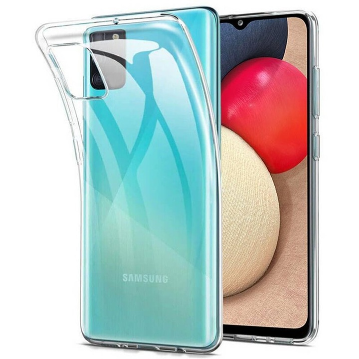 Силиконов кейс, За Samsung Galaxy A02S, Ултра тънък, 0,3mm, Прозрачен