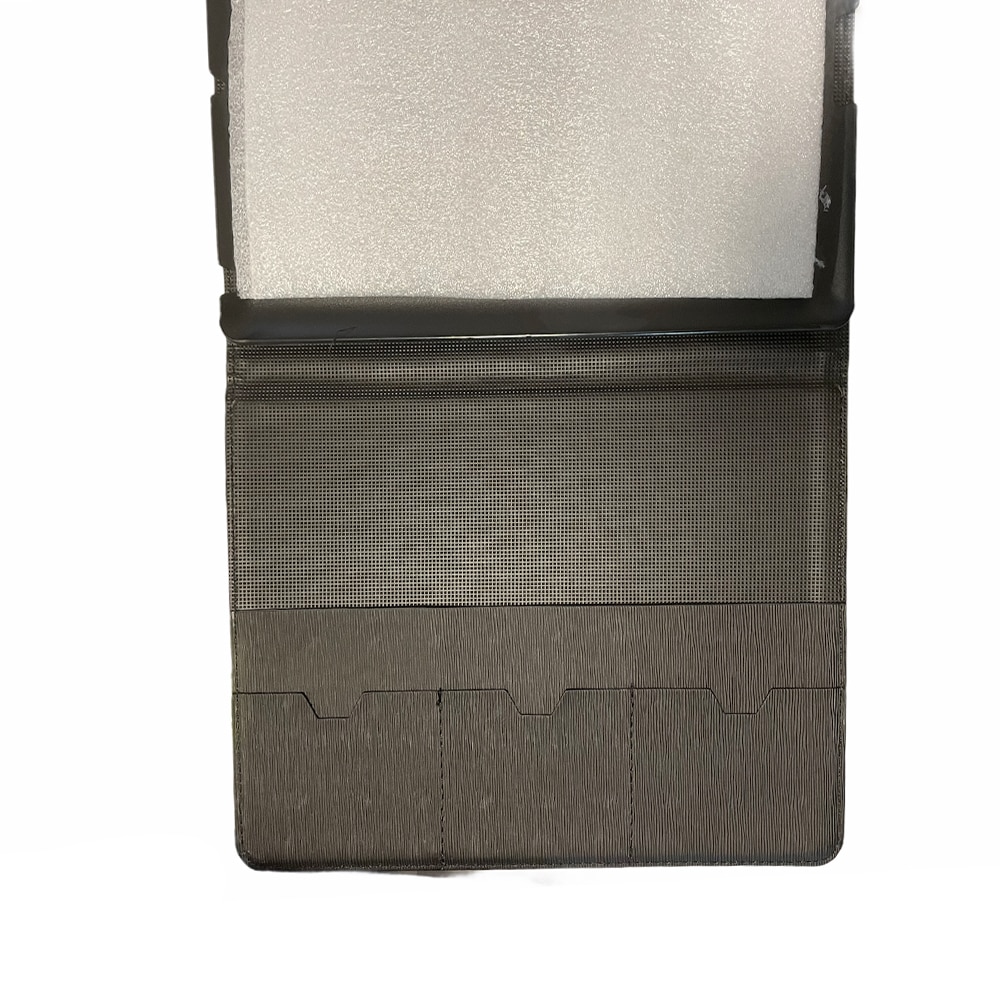 Husa tableta, JUP, Compatibil cu Apple iPad 5, 17.5 x 24.5 x 1.6 cm, Maro inchis