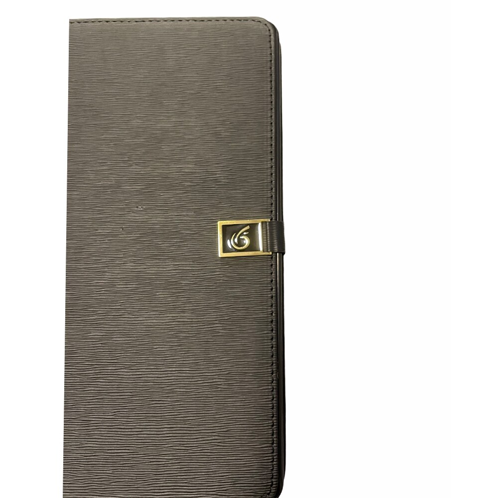 Husa tableta, JUP, Compatibil cu Apple iPad 5, 17.5 x 24.5 x 1.6 cm, Maro inchis