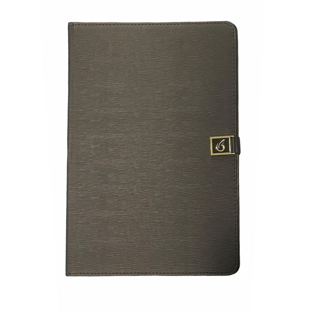 Husa tableta, JUP, Compatibil cu Apple iPad 5, 17.5 x 24.5 x 1.6 cm, Maro inchis