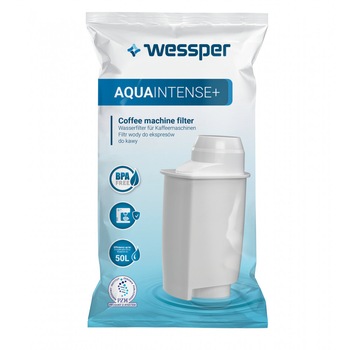Filtru de apa, Wessper, AquaIntense+, pentru aparatul de cafea Siemens Bosch Intenza + CA6706/48 CA6702/00 CA6702/10 Filtru de apa, Wessper, AquaIntense+, pentru aparatul de cafea Siemens Bosch Intenza + CA6706/48 CA6702/00 CA6702/10