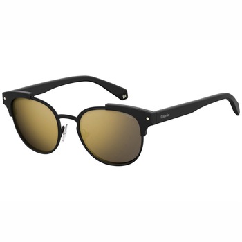 Ochelari de soare barbati Polaroid Rectangular Matte Black/Mirrored Gold Polarized PLD6040/S/X 003/LM Ochelari de soare barbati Polaroid Rectangular Matte Black/Mirrored Gold Polarized PLD6040/S/X 003/LM