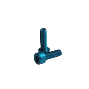 Set 2 Suruburi Bidonas Cadru Fibrax Fcm1002 - M5 x 15 Mm, Albastru Set 2 Suruburi Bidonas Cadru Fibrax Fcm1002 - M5 x 15 Mm, Albastru