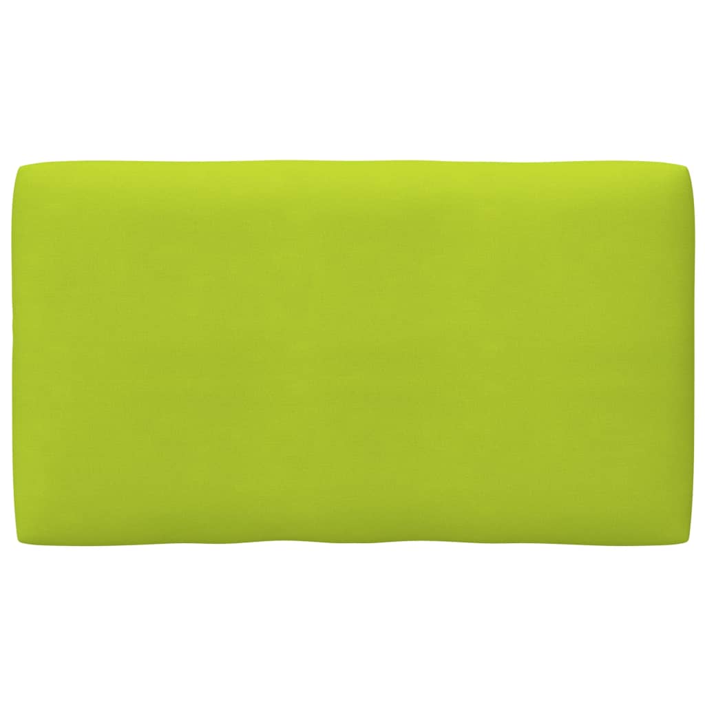 Perna decorativa de spate pentru canapea din paleti, vidaXL, Tesatura, 70 x 40 x 12 cm, Verde deschis