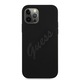 Husa de protectie Guess pentru Apple iPhone 12, Poliuretan termoplastic, Negru, 5070