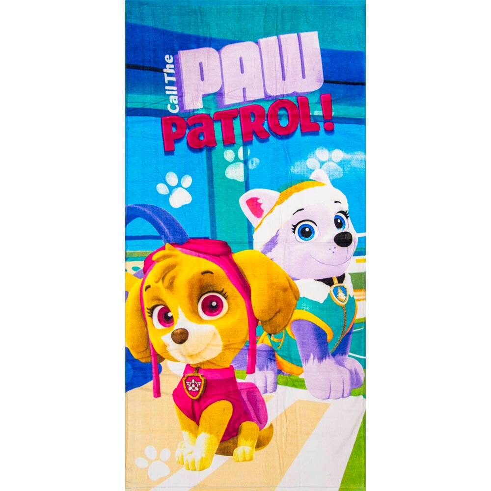 Prosop plaja bumbac Call The Paw Patrol,140 x 70 cm Multicolor