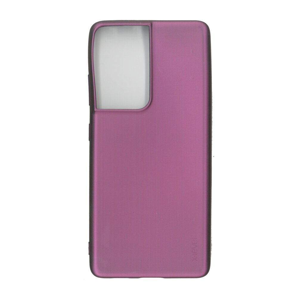 Husa silicon visiniu, X-Level Guardian, pentru Samsung Galaxy S21 Ultra