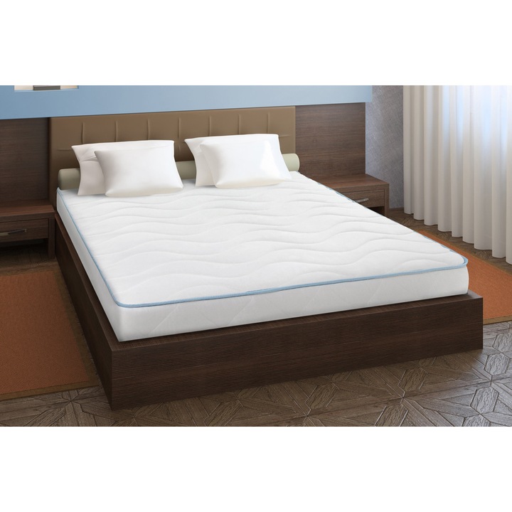 Green Future ortopéd matrac, 90x190x17 cm, poliuretán hab, hipoallergén, közepesen kemény