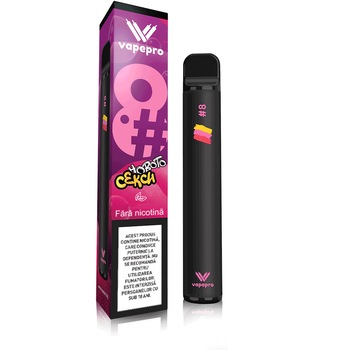 Tigara electronica de unica folosinta(disposable) Vapepro, 800 pufuri, 2ml, fara nicotina - Sexy #8 Tigara electronica de unica folosinta(disposable) Vapepro, 800 pufuri, 2ml, fara nicotina - Sexy #8