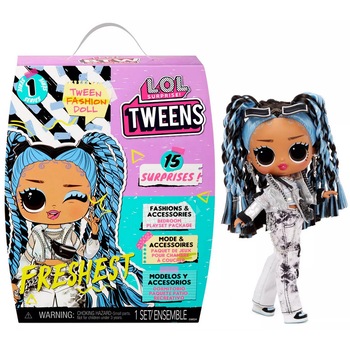Papusa L.O.L. Surprise! Tweens Fashion Doll Freshest cu accesorii Papusa L.O.L. Surprise! Tweens Fashion Doll Freshest cu accesorii