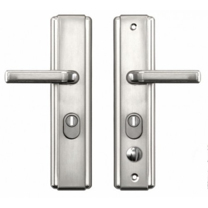 Maner usa, Otel, Dreapta, Argintiu