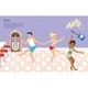 Usborne Dolly Dressing Dancers - Fiona Watt, angol nyelvű