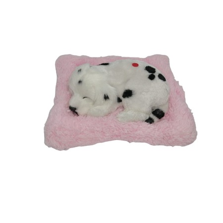 Catel interactiv, Dalmatian somnoros care doarme pe un patut roz, +3 ...