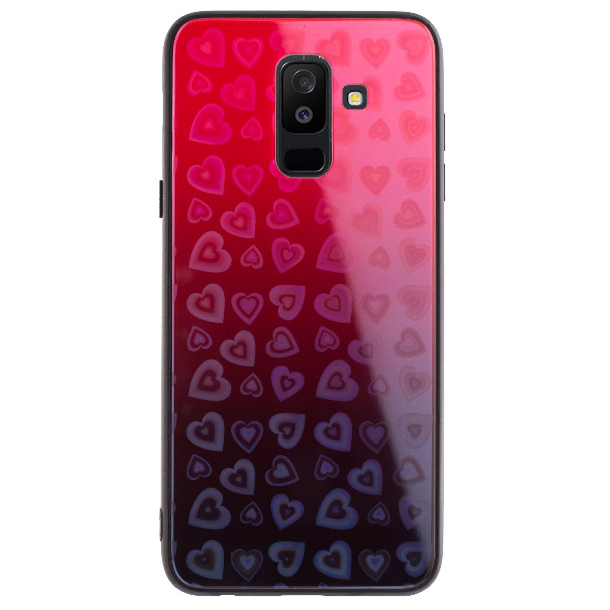 Husa pentru SAMSUNG Galaxy A6 Plus 2018 - Luxury Glass Heart