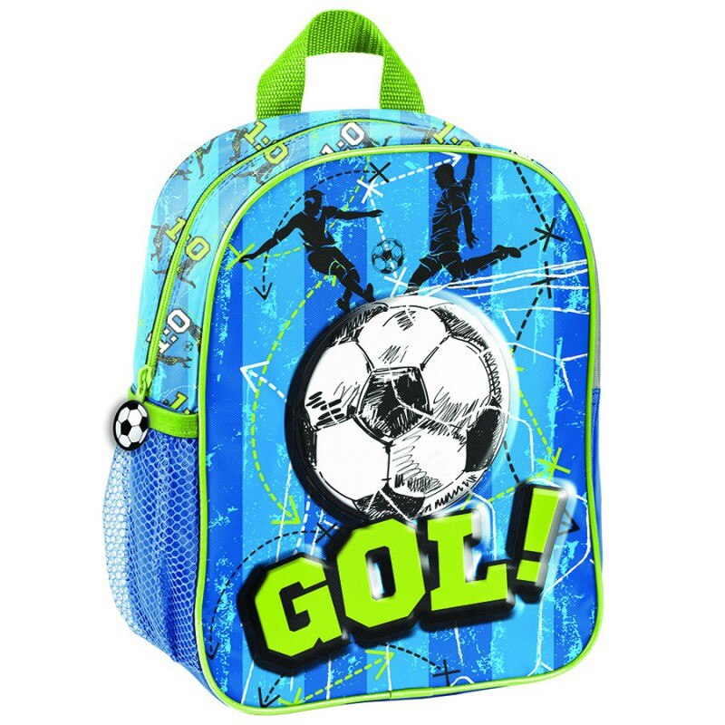 Rucsac scoala minge, multicolor