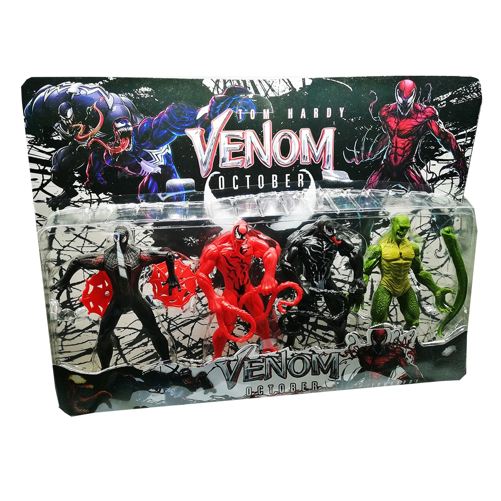 Set 4 Figurine 17cm, Venom, 3ani, multicolor 35x47x7 cm