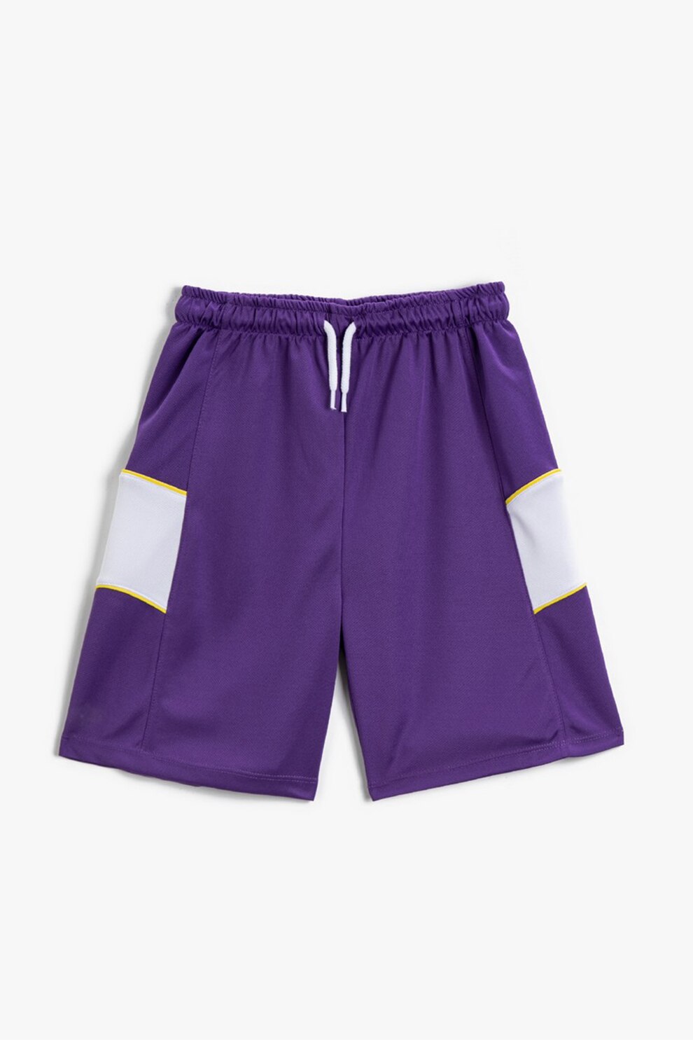 KOTON, Pantaloni scurti cu model colorblock, Purpuriu