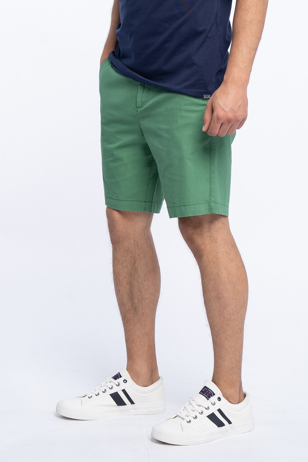 Lee Cooper, Bermude chino cu gaici pentru curea, Verde