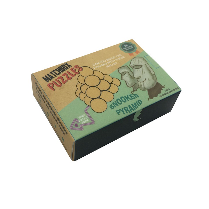 Joc de inteligenta, Matchbox Puzzle - SNOOKER PYRAMID