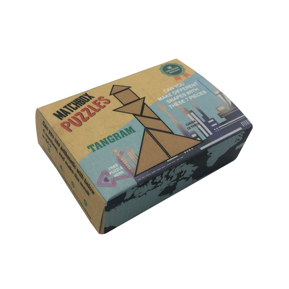 Joc de inteligenta, Matchbox Puzzle - TANGRAM