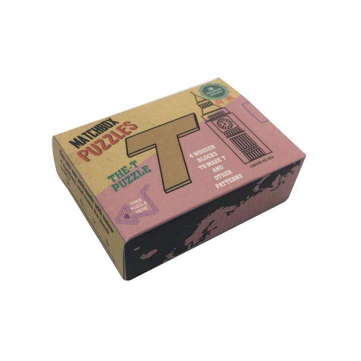 Joc de inteligenta, Matchbox Puzzle - The T PUZZLE