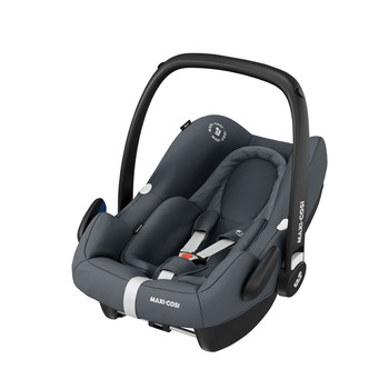 Scaun auto I-Size Maxi-Cosi Rock Essential Graphite, 45-75 cm, Gri inchis Scaun auto I-Size Maxi-Cosi Rock Essential Graphite, 45-75 cm, Gri inchis