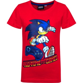 Tricou copii Sonic The Hedgehog, Rosu Tricou copii Sonic The Hedgehog, Rosu