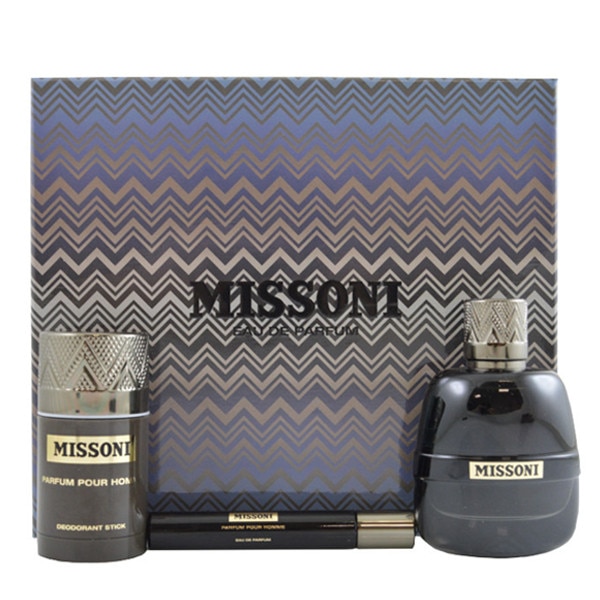 Set Cadou Missoni Pour Homme, Apa de toaleta, 100 ml, Dodorant stick, 75 ml, Apa de toaleta , 10 ml