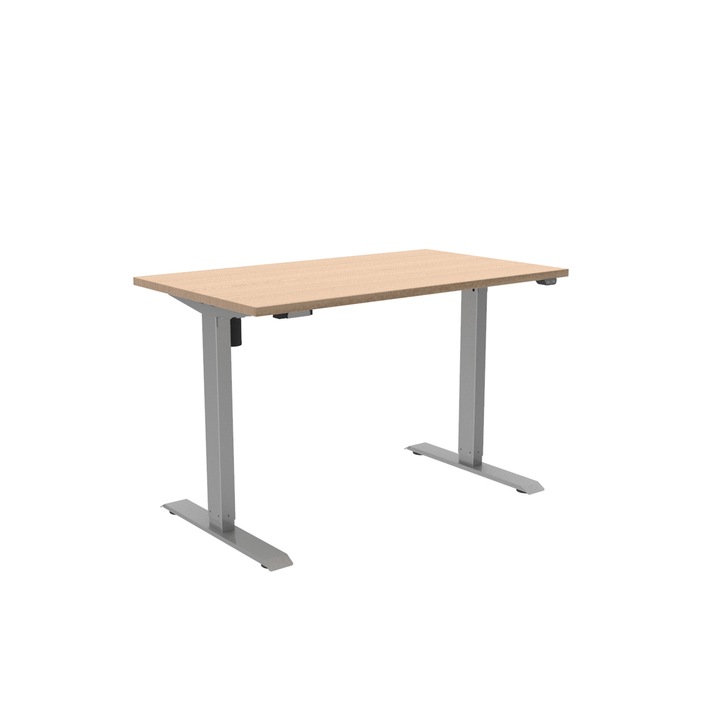 Állítható magasságú asztal Elex 120x68 cm, Sonoma tölgy