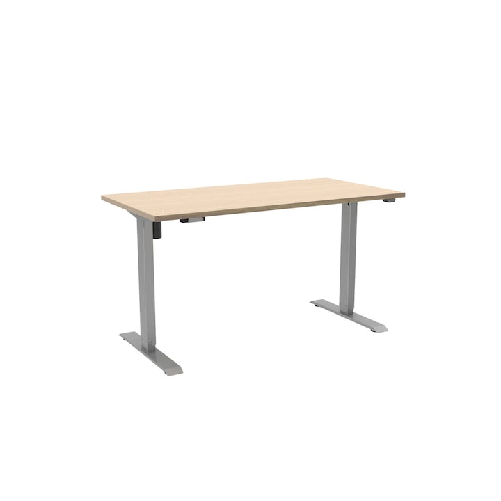 Állítható magasságú asztal Elex 140x68 cm, Sonoma tölgy