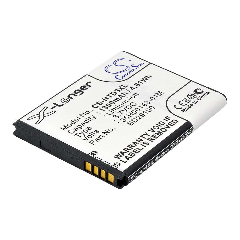 Baterie pentru telefon HTC Explorer, HD3, HD7, HD7s, Marvel, PD29110, PG76100, T9292, T9295, Wildfire S 3,7V 1300mAh Cameron Sino
