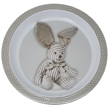 Farfurie Gemma, pentru copii, 21 cm, alb, 2Stx Farfurie Gemma, pentru copii, 21 cm, alb, 2Stx