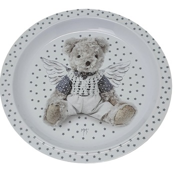 Farfurie Gemma, pentru copii, 21 cm, bej, 7Stx Farfurie Gemma, pentru copii, 21 cm, bej, 7Stx