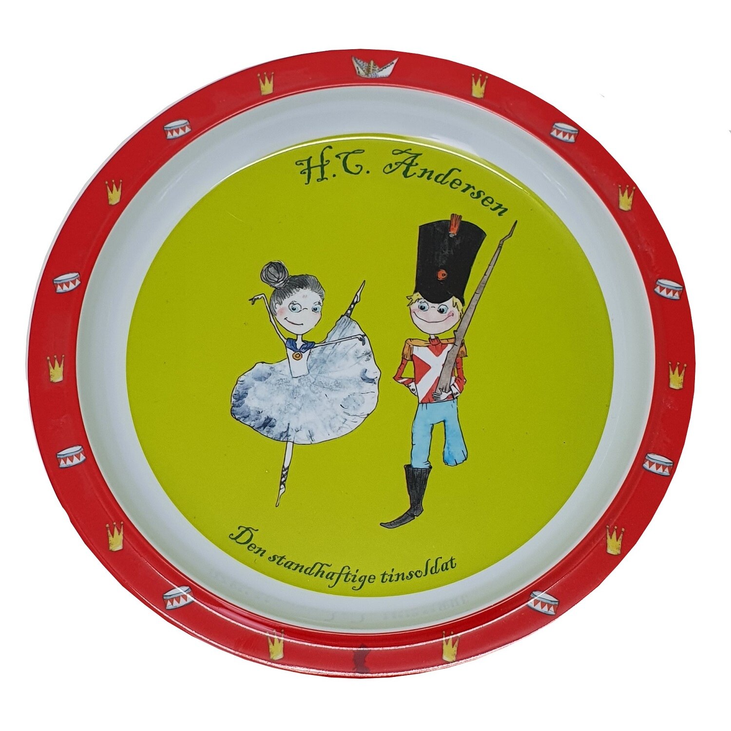 Farfurie Gemma, pentru copii, 21 cm, rosu, 10Stx