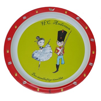 Farfurie Gemma, pentru copii, 21 cm, rosu, 10Stx Farfurie Gemma, pentru copii, 21 cm, rosu, 10Stx