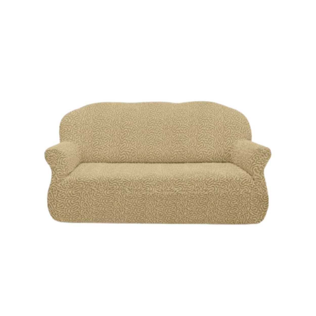 Husa Multielastica Jacquard, Pentru Canapea 3 Locuri, Model 7, Bej